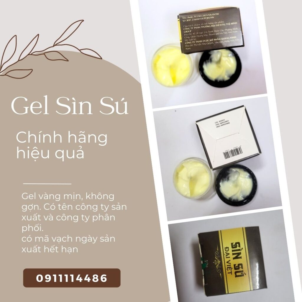 Gel sìn sú Ê Đê chính hãng