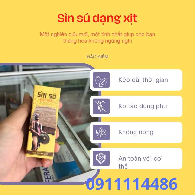 Xịt Sìn Sú chính hãng